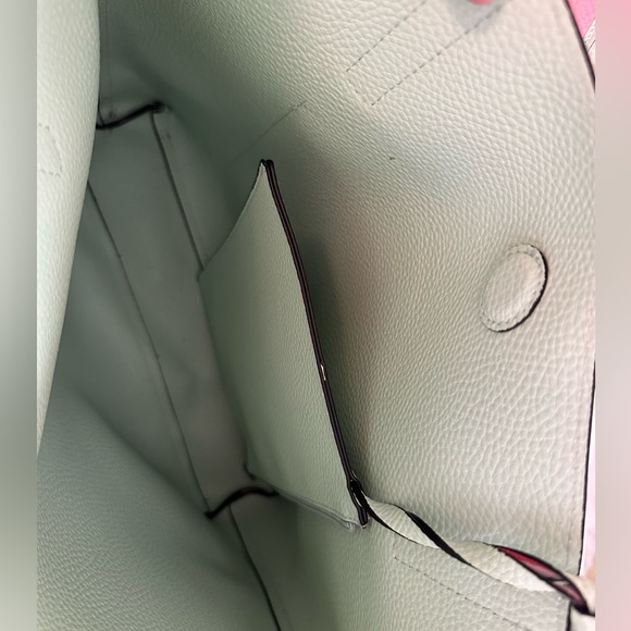 Pretty striped reversible tote bag - Picture 4 of 7